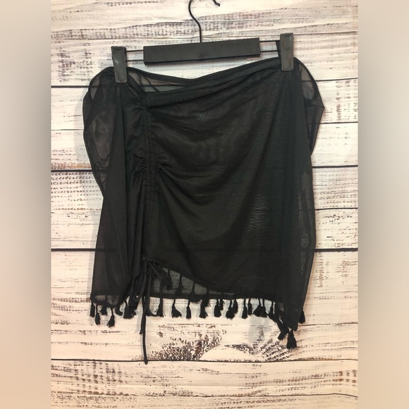 Sexy Black Mesh Swim Coverup NWOT Size 4X - Picture 3 of 9